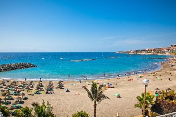 Amazing 3 Bedroom Apartment On The First Line Of The Best Las Americas Beach, Air Conditioner And Terrace Ocean View プラヤ・デ・ラス・アメリカス エクステリア 写真